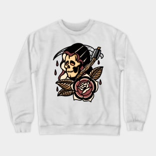 grim reaper tattoo Crewneck Sweatshirt